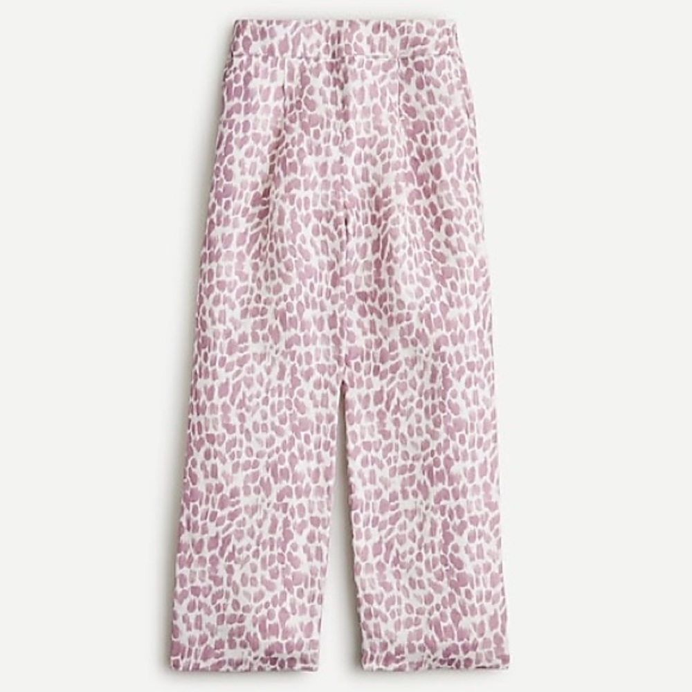 NWT J. Crew Muted Giraffe Print Culottes